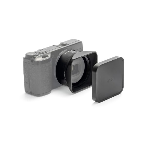 NiSi JetMag Pro Kit Pára-Sol Magnético + Adaptador 49mm para Ricoh GR IV (Preto) com Tampa Magnética
